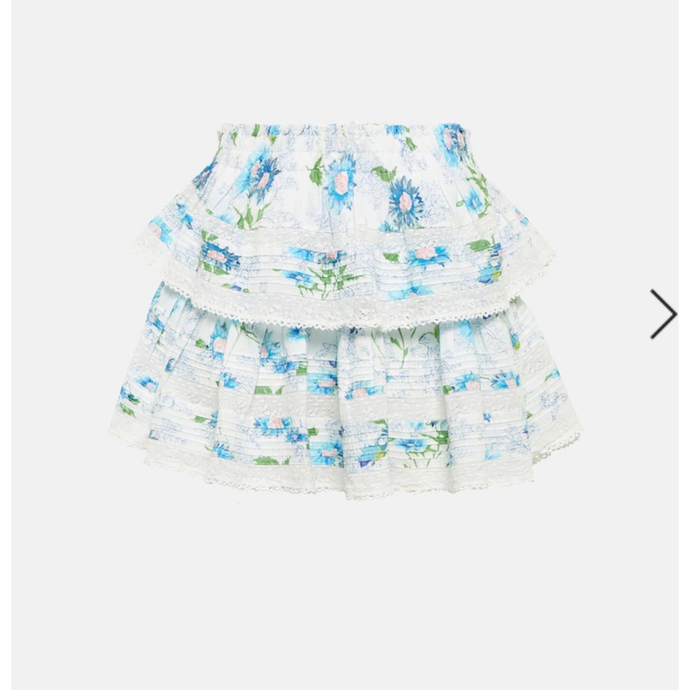 LoveShackFancy Ruffle Mini Skirt - Picture 5 of 6